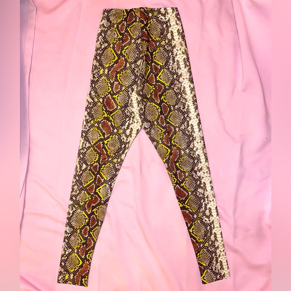 Commando Python Leather Pant Snake Legging Skinny… - image 3